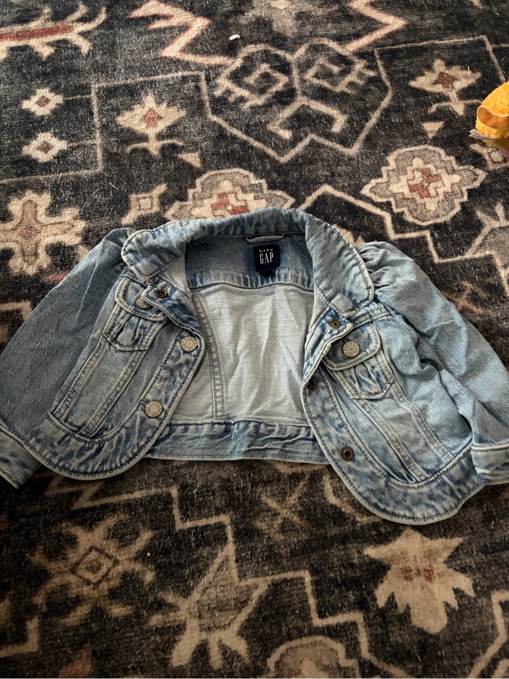 GAP Baby Light Blue Denim Cropped Jacket